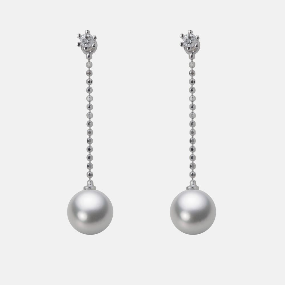 7.0mm アコヤ真珠ピアス