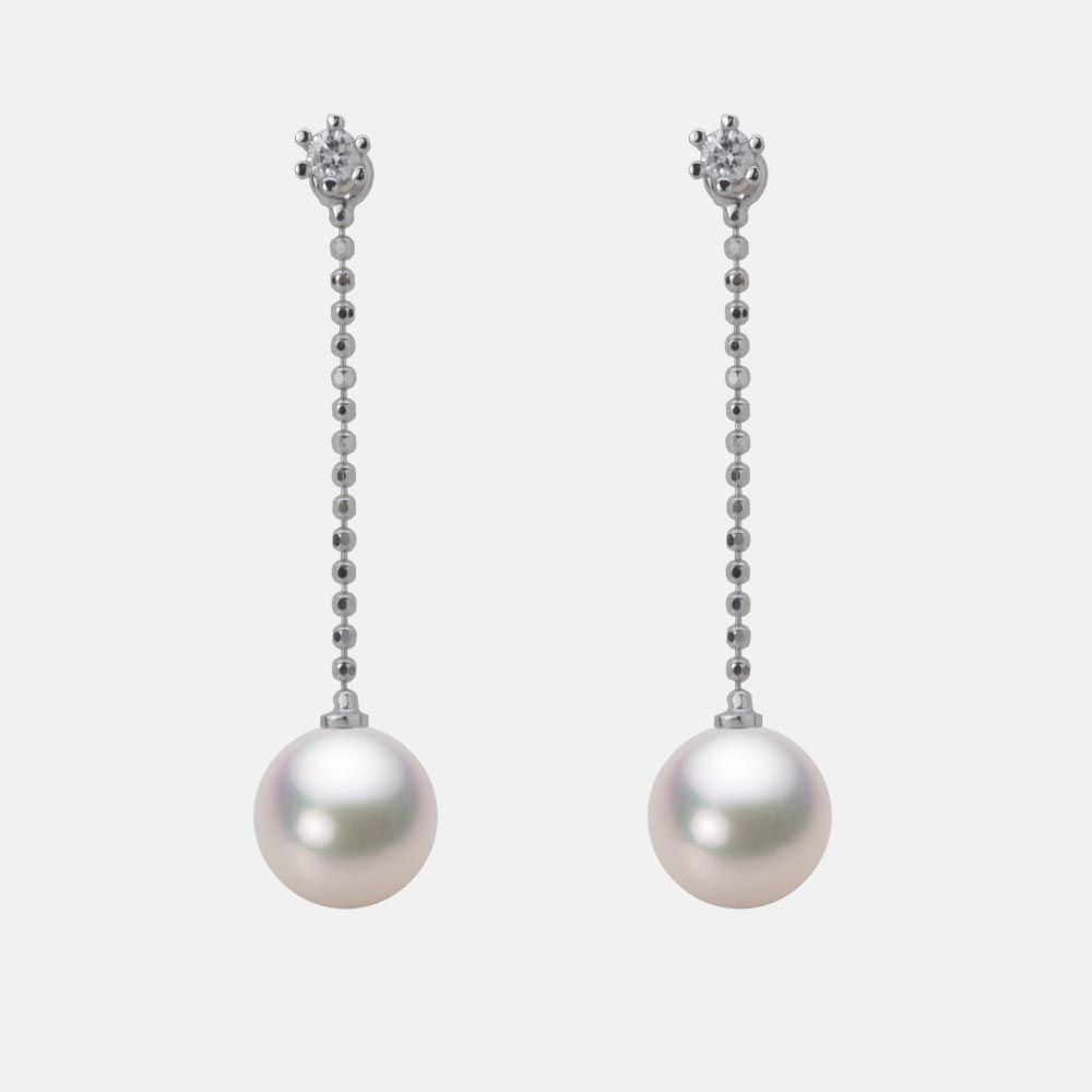 7.0mm アコヤ真珠ピアス