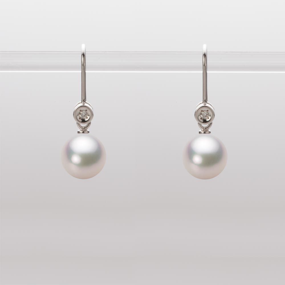 7.0mm アコヤ真珠ピアス