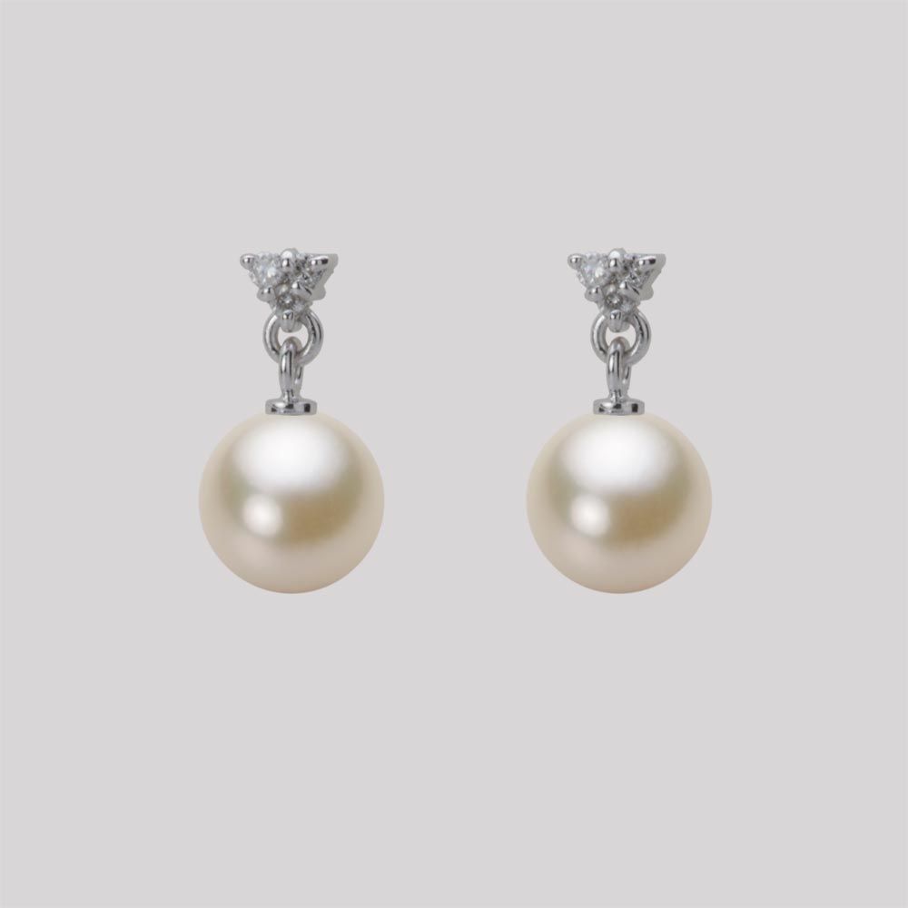 7.0mm アコヤ真珠ピアス