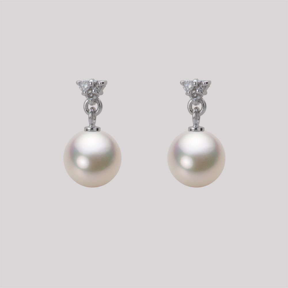 7.0mm アコヤ真珠ピアス