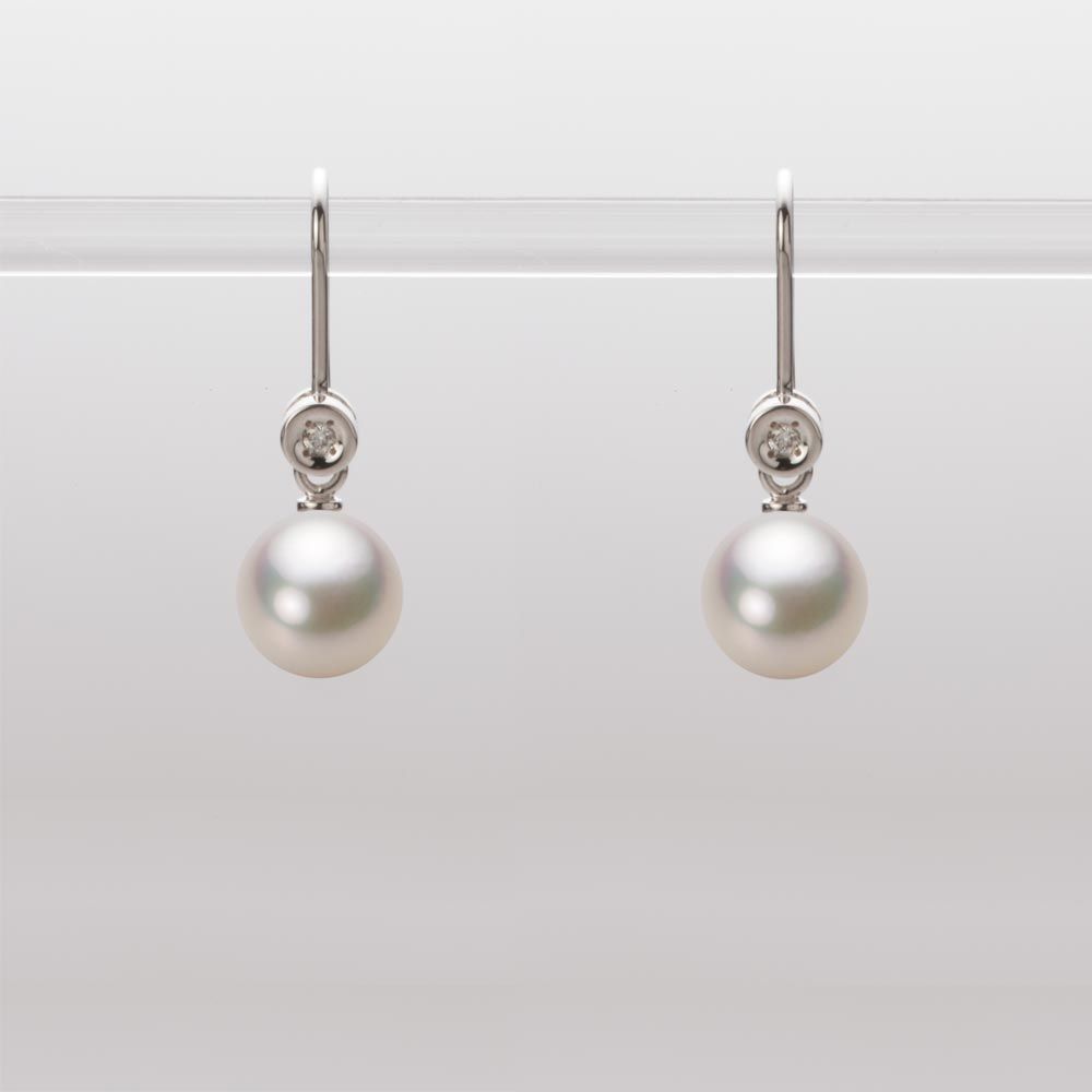 7.0mm アコヤ真珠ピアス
