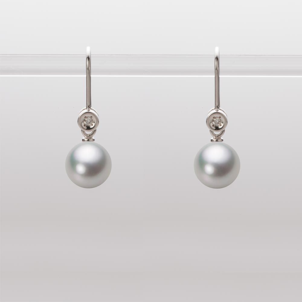 7.0mm アコヤ真珠ピアス