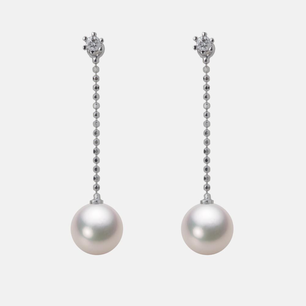 7.0mm アコヤ真珠ピアス