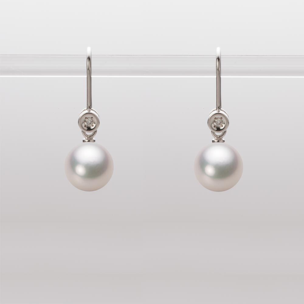 7.0mm アコヤ真珠ピアス