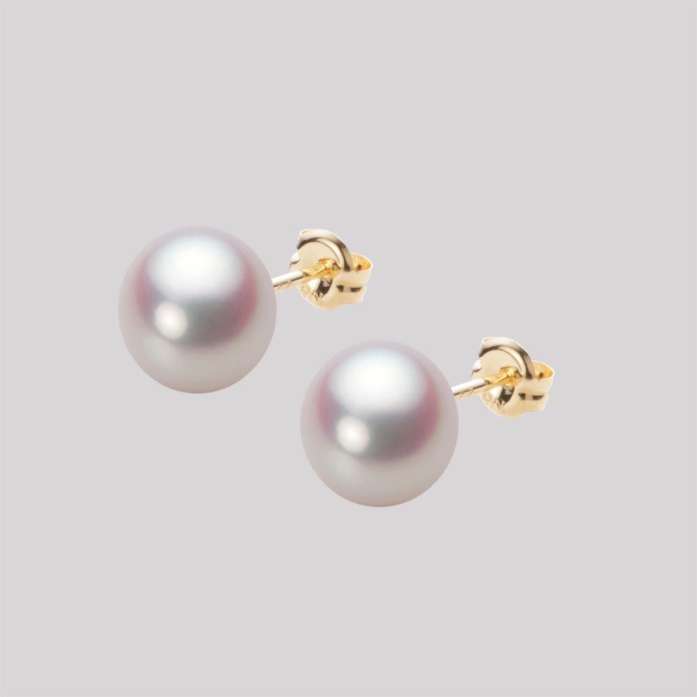7.5mm アコヤ真珠ピアス