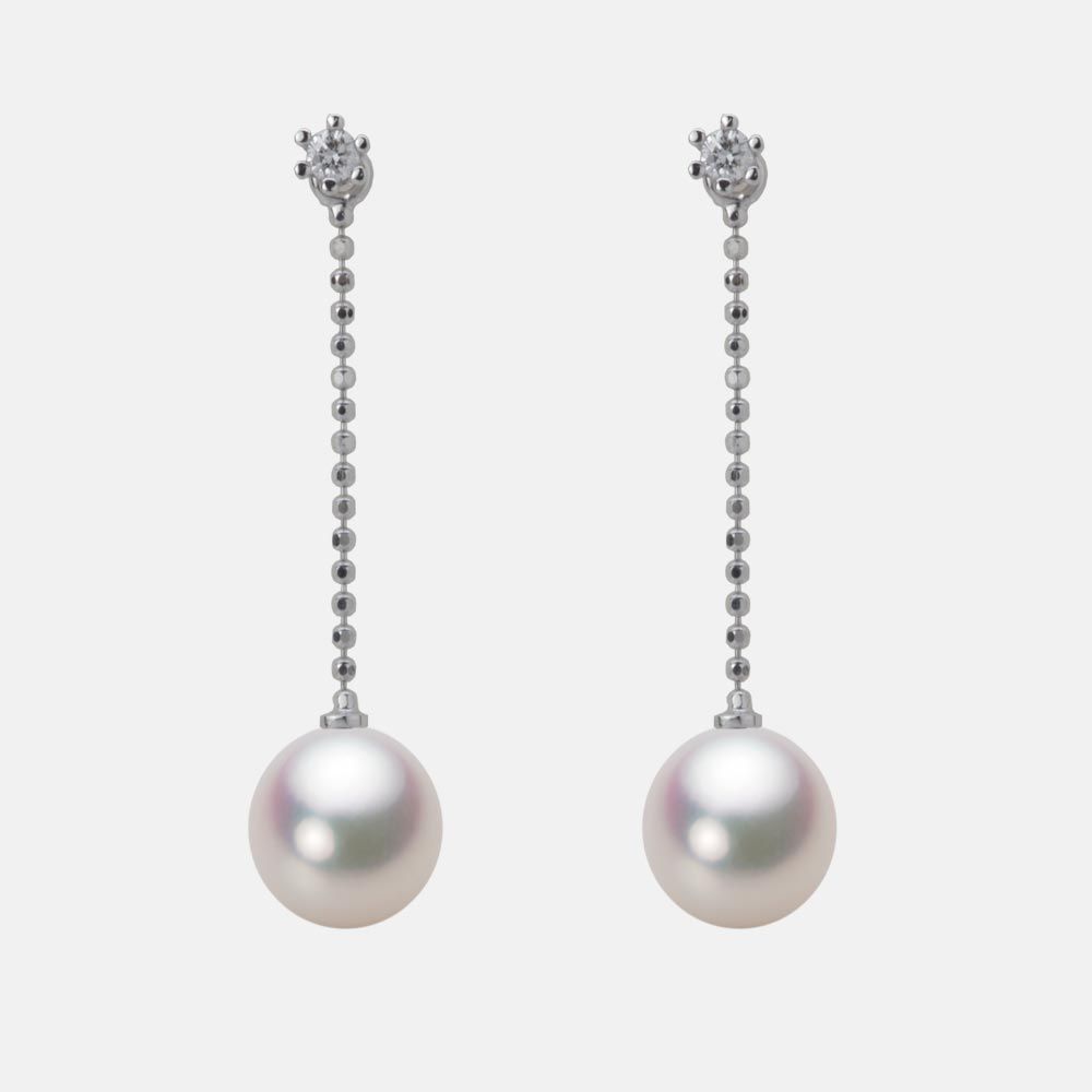 7.5mm アコヤ真珠ピアス