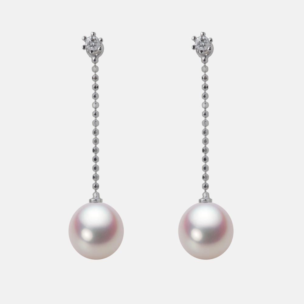 7.5mm アコヤ真珠ピアス