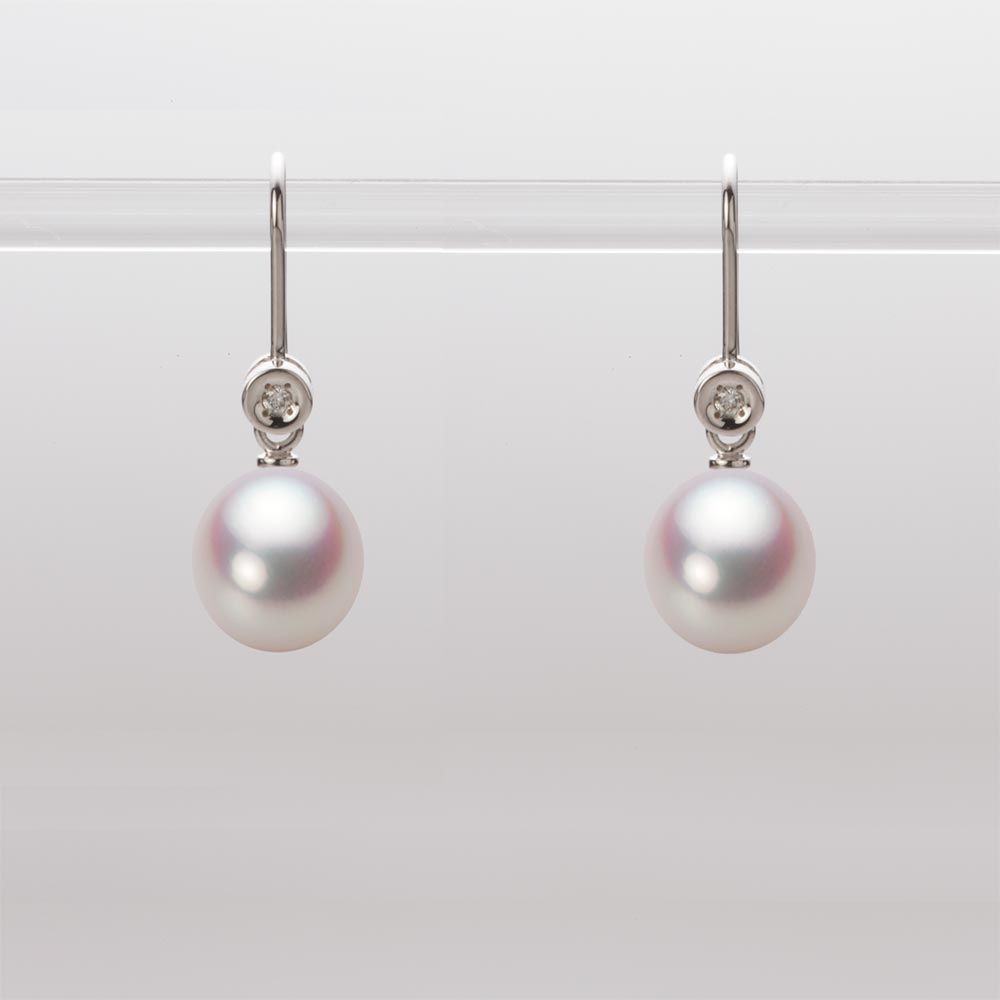 7.5mm アコヤ真珠ピアス