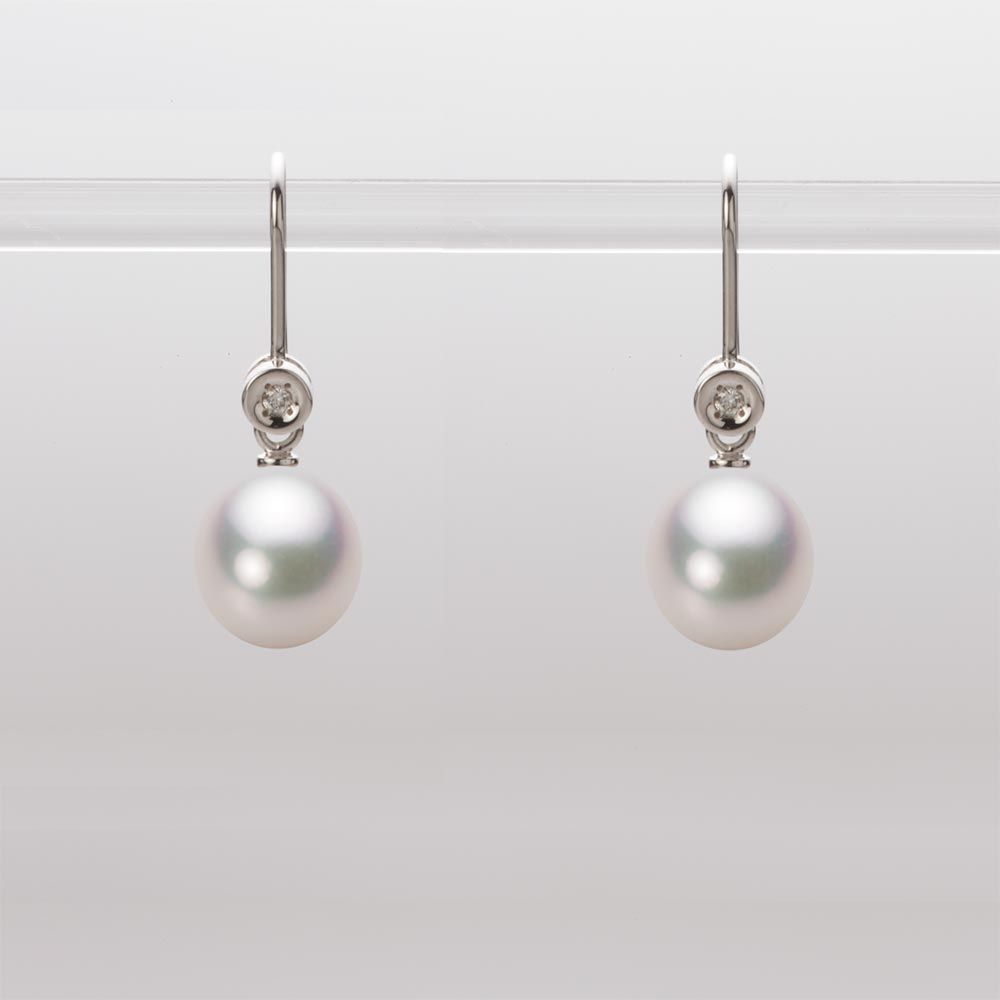 7.5mm アコヤ真珠ピアス