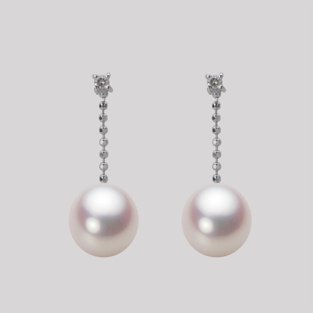 7.5mm アコヤ真珠ピアス