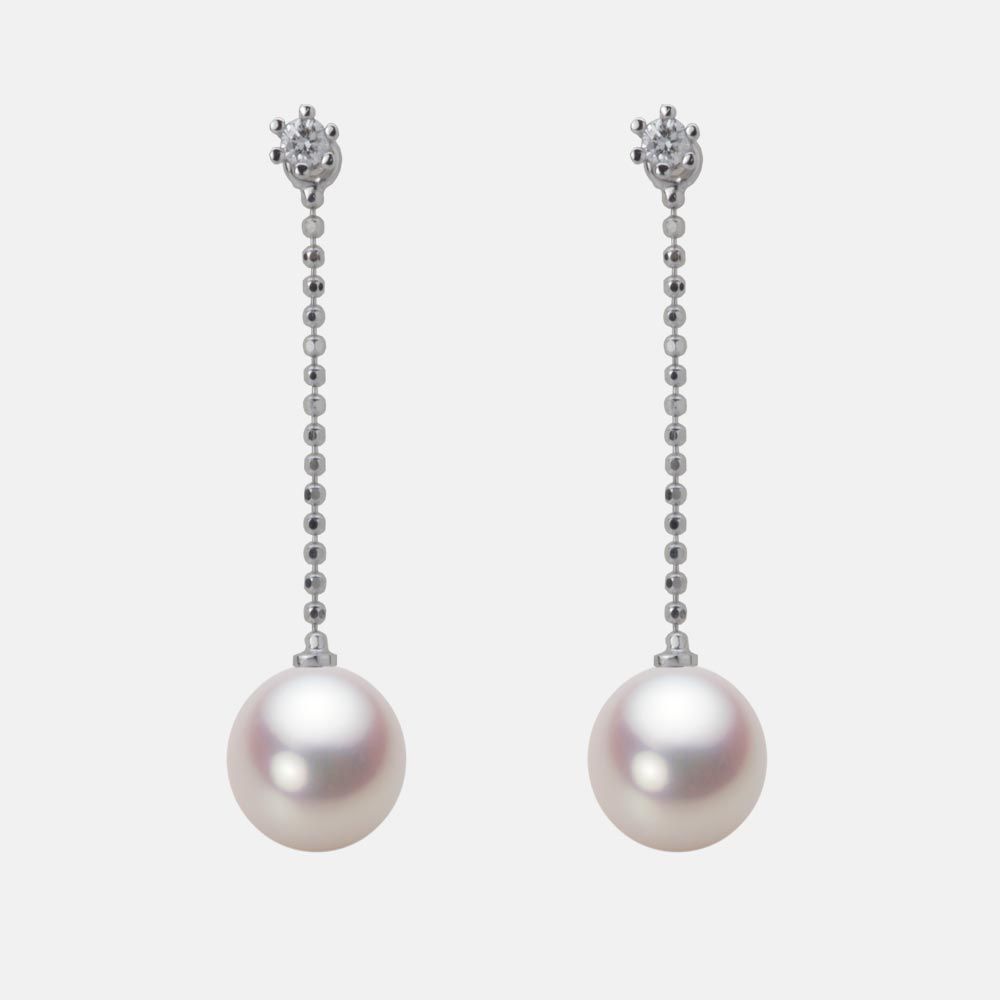 7.5mm アコヤ真珠ピアス
