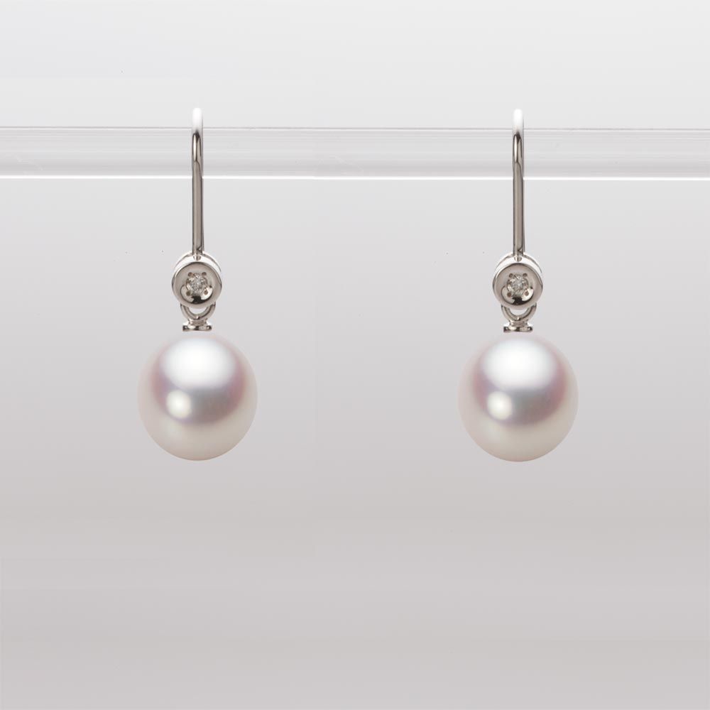 7.5mm アコヤ真珠ピアス