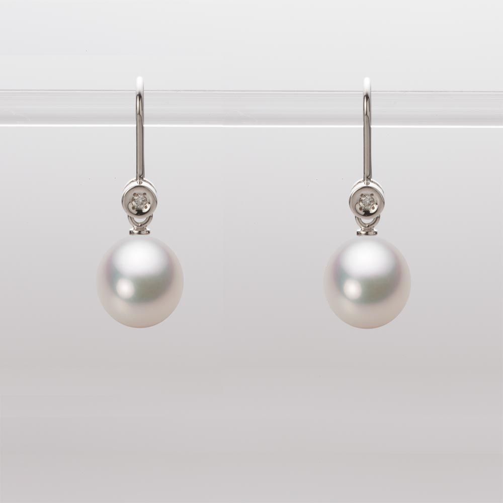 7.5mm アコヤ真珠ピアス