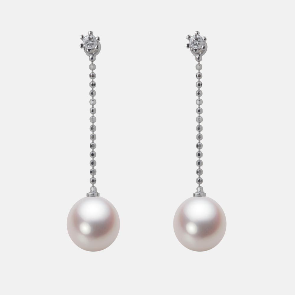 7.5mm アコヤ真珠ピアス