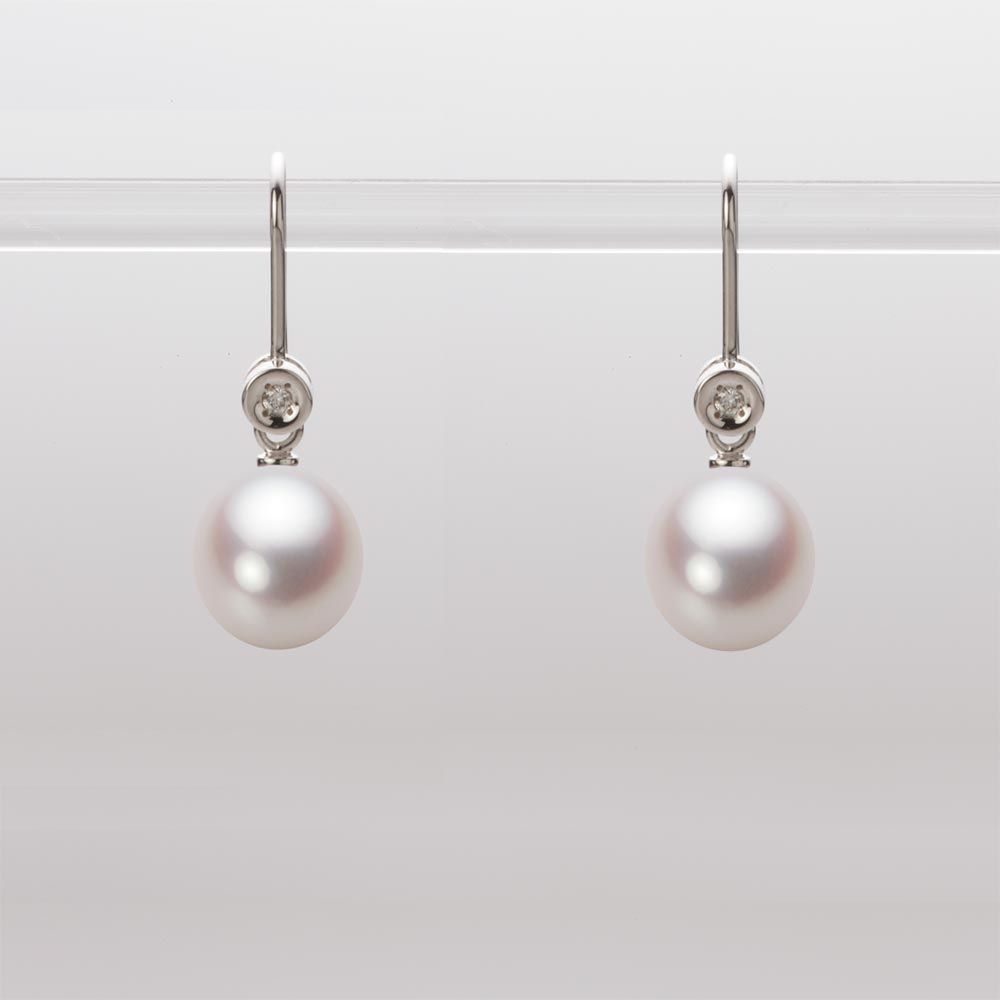 7.5mm アコヤ真珠ピアス