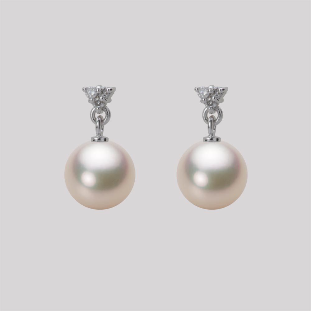 7.5mm アコヤ真珠ピアス