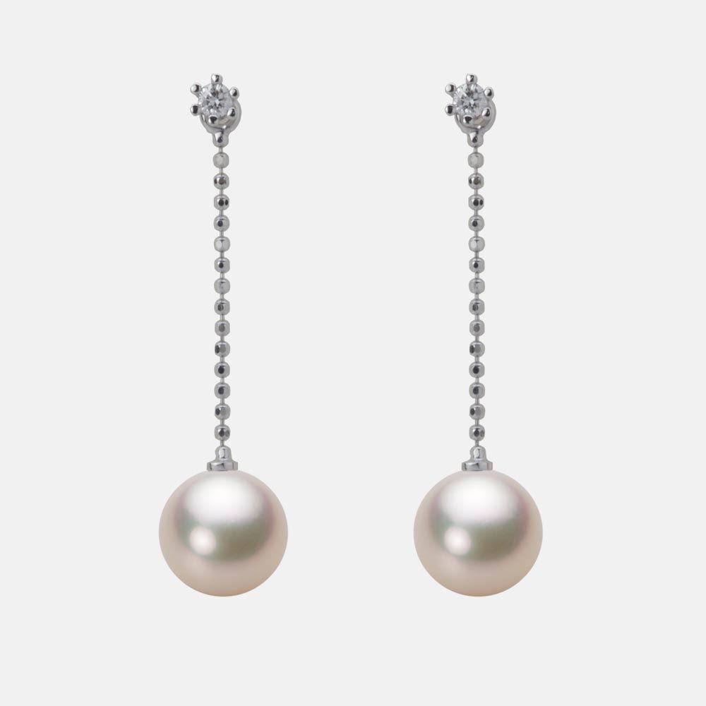 7.5mm アコヤ真珠ピアス