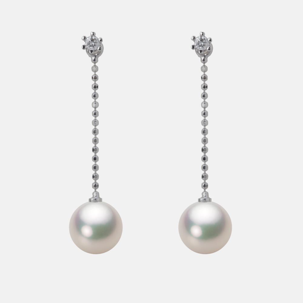 7.5mm アコヤ真珠ピアス