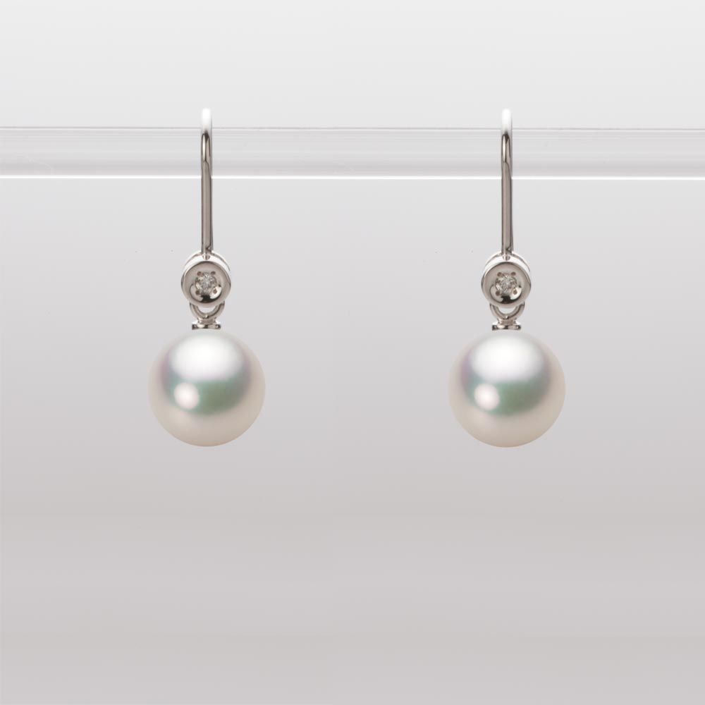 7.5mm アコヤ真珠ピアス