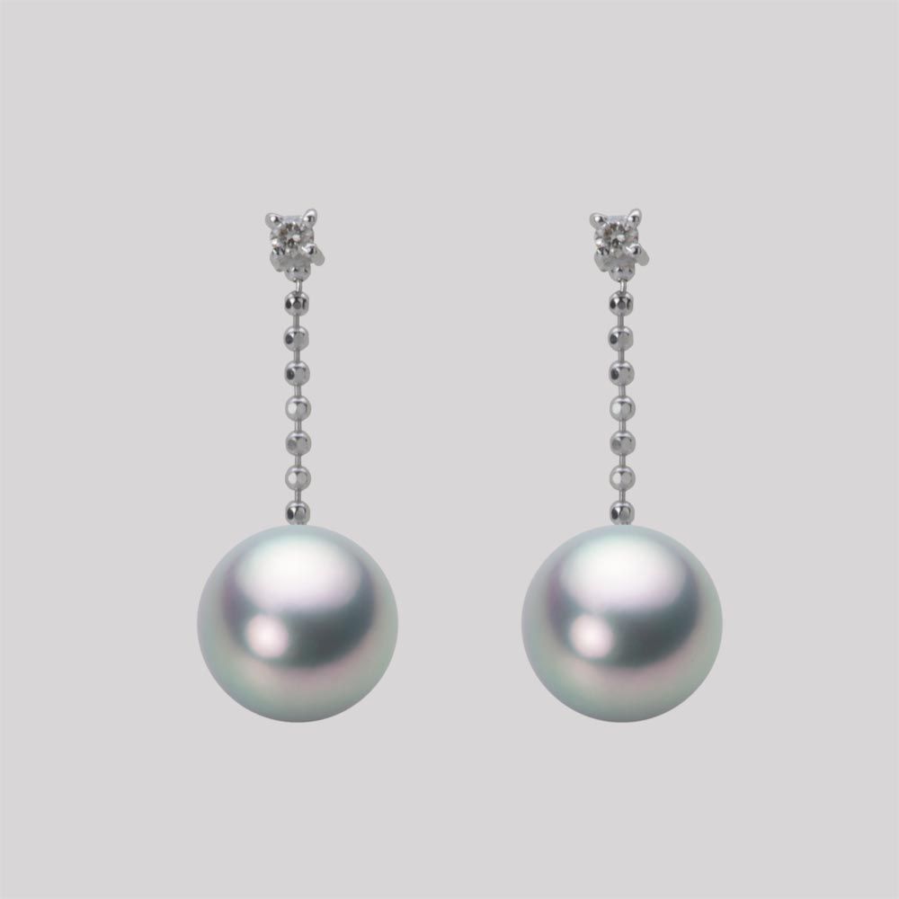 7.5mm アコヤ真珠ピアス