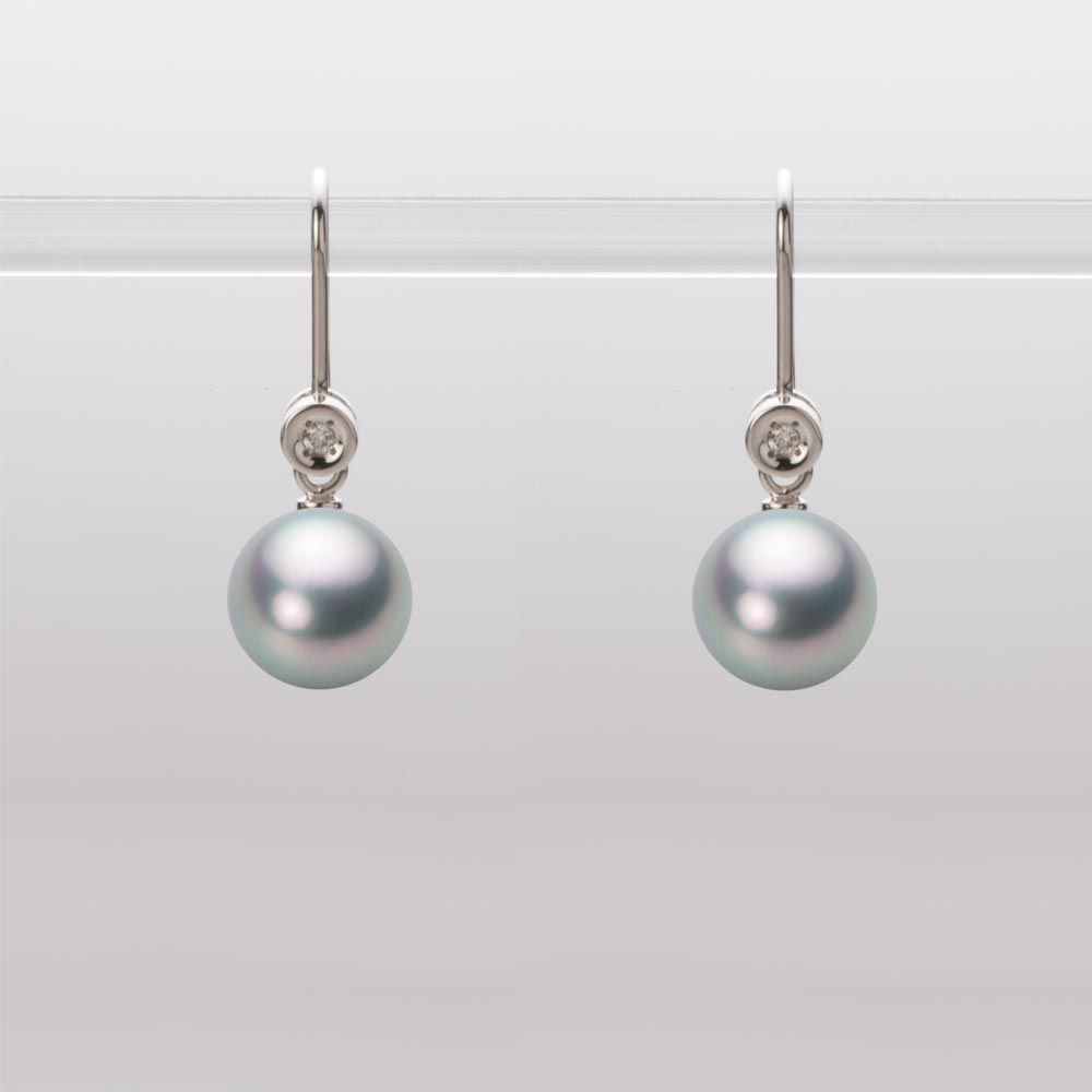7.5mm アコヤ真珠ピアス