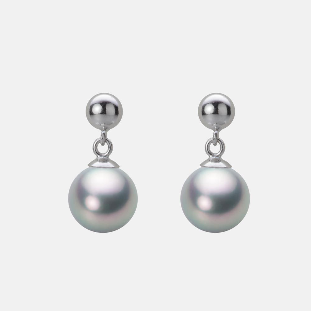 7.5mm アコヤ真珠ピアス