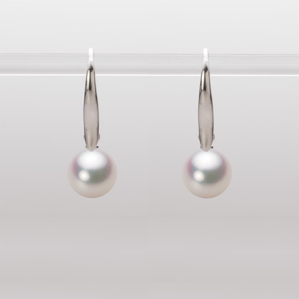7.5mm アコヤ真珠ピアス