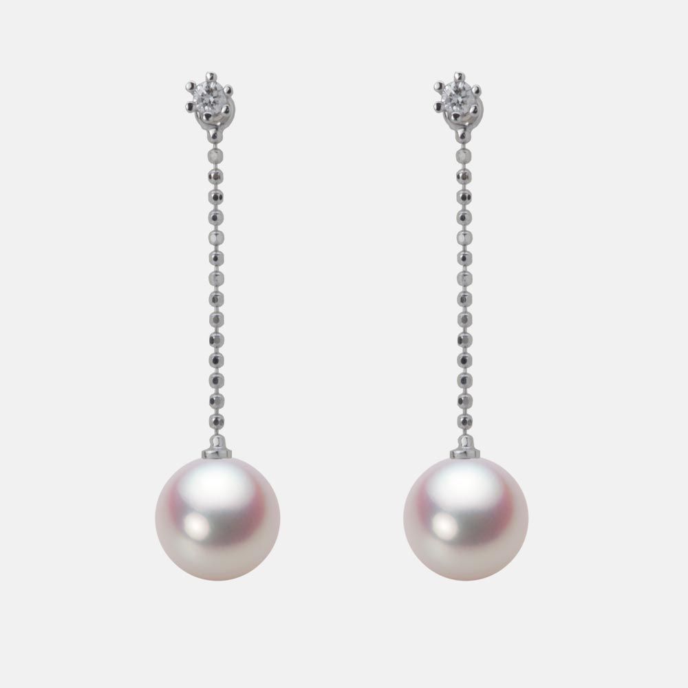 7.5mm アコヤ真珠ピアス