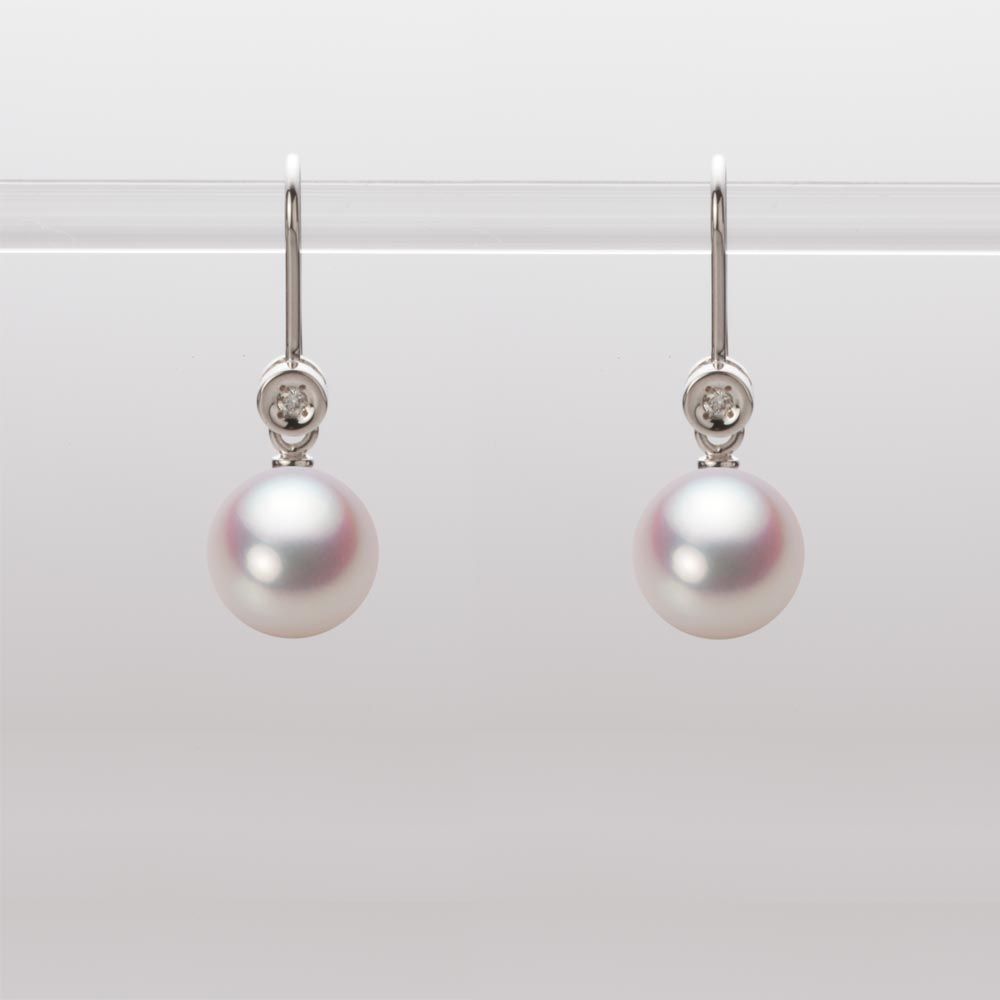 7.5mm アコヤ真珠ピアス