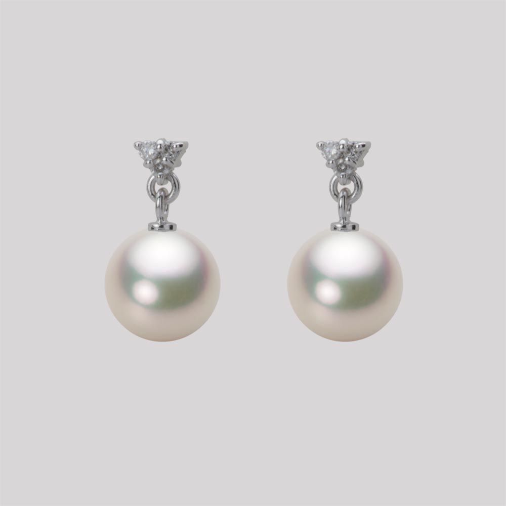 7.5mm アコヤ真珠ピアス