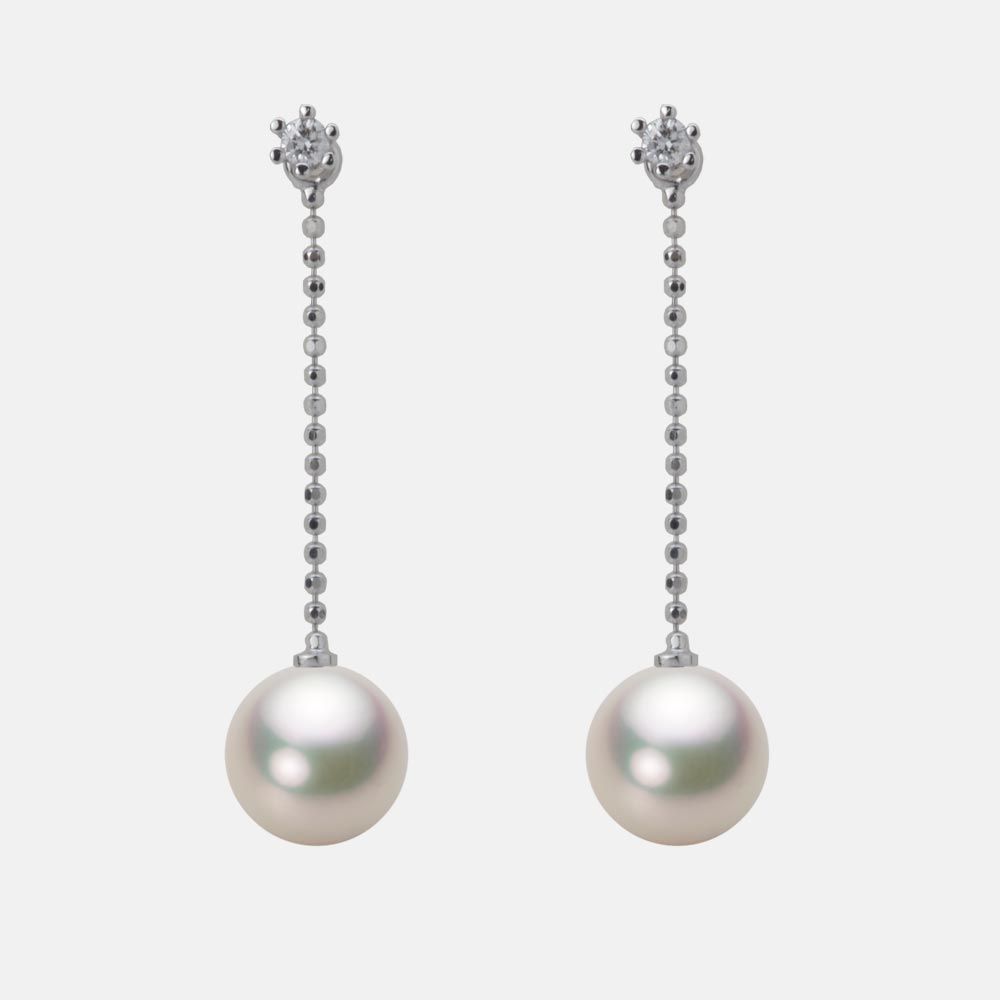 7.5mm アコヤ真珠ピアス