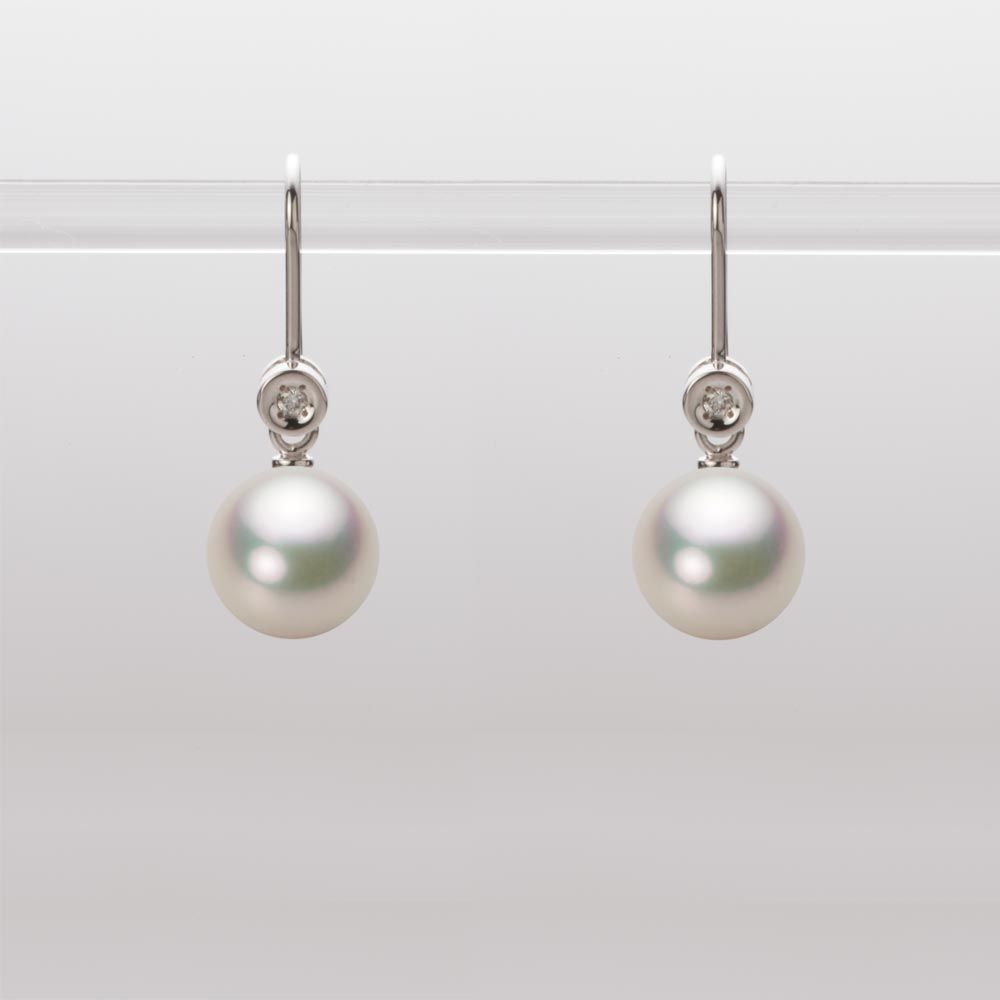 7.5mm アコヤ真珠ピアス