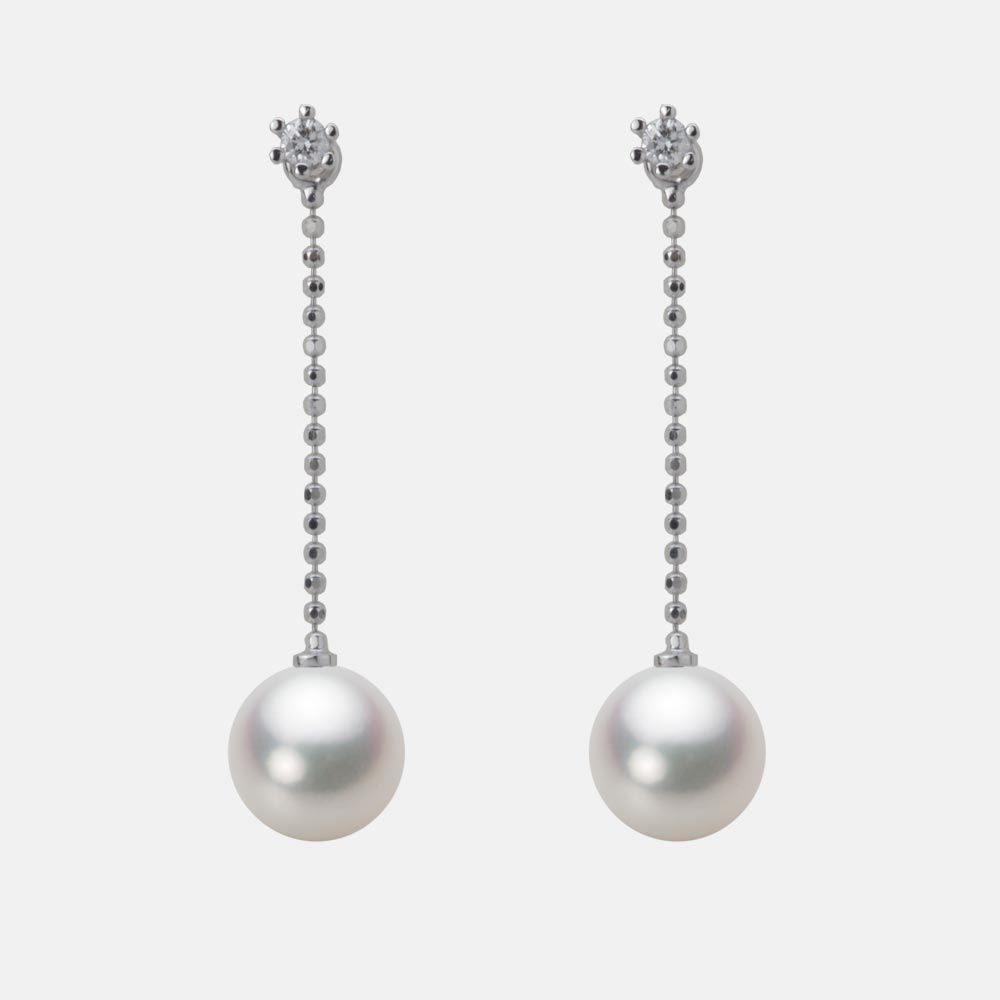 7.5mm アコヤ真珠ピアス