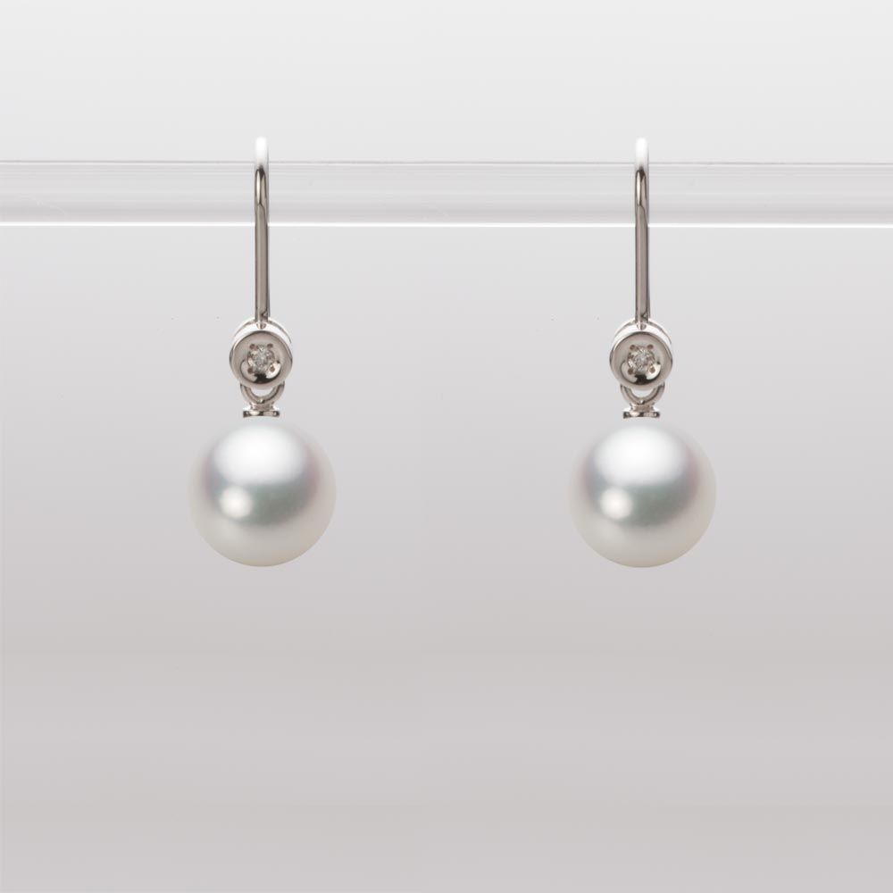 7.5mm アコヤ真珠ピアス