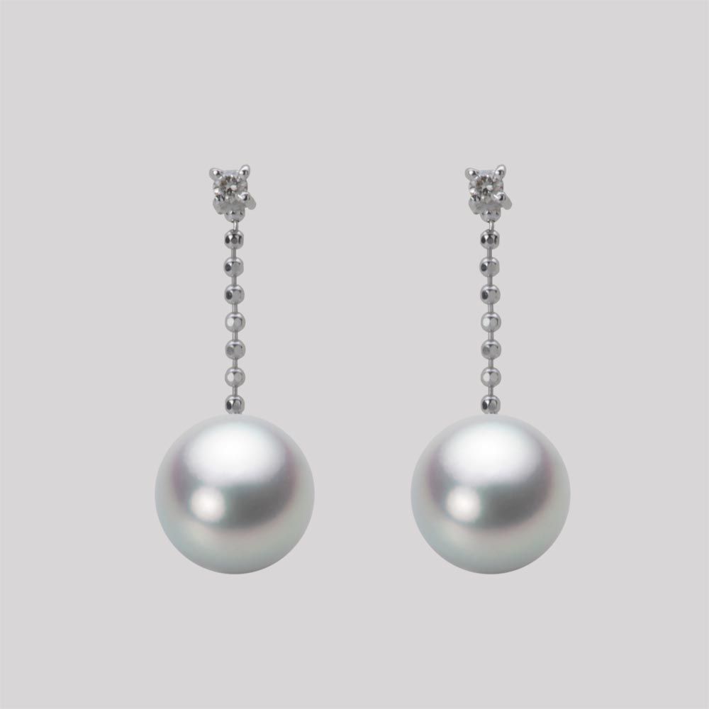 7.5mm アコヤ真珠ピアス