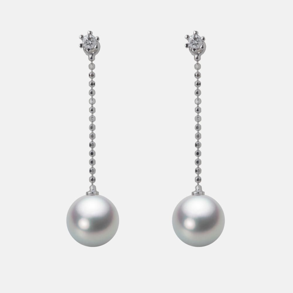 7.5mm アコヤ真珠ピアス