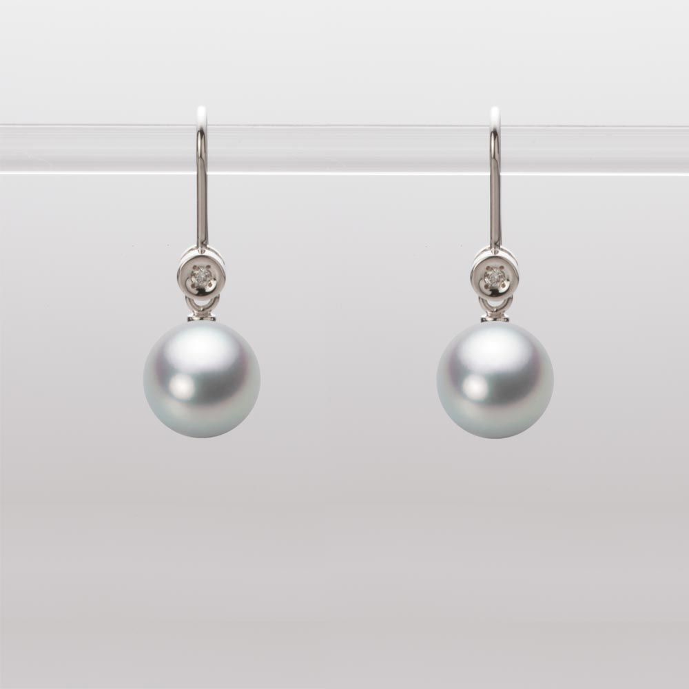 7.5mm アコヤ真珠ピアス