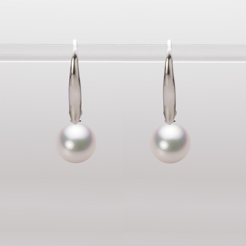 7.5mm アコヤ真珠ピアス