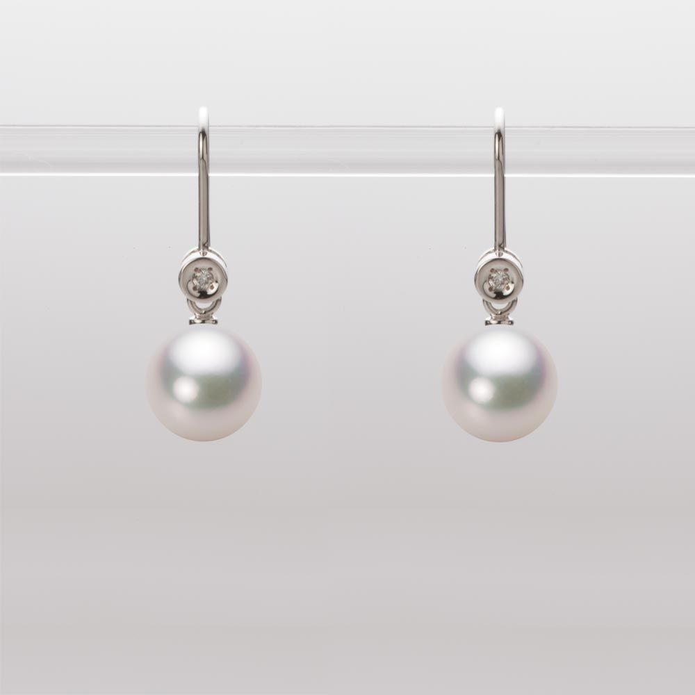 7.5mm アコヤ真珠ピアス