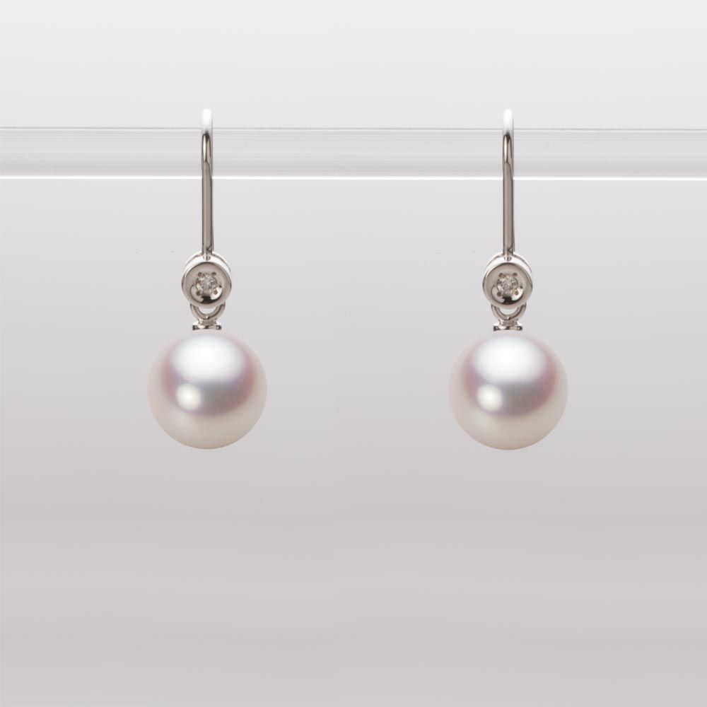 7.5mm アコヤ真珠ピアス