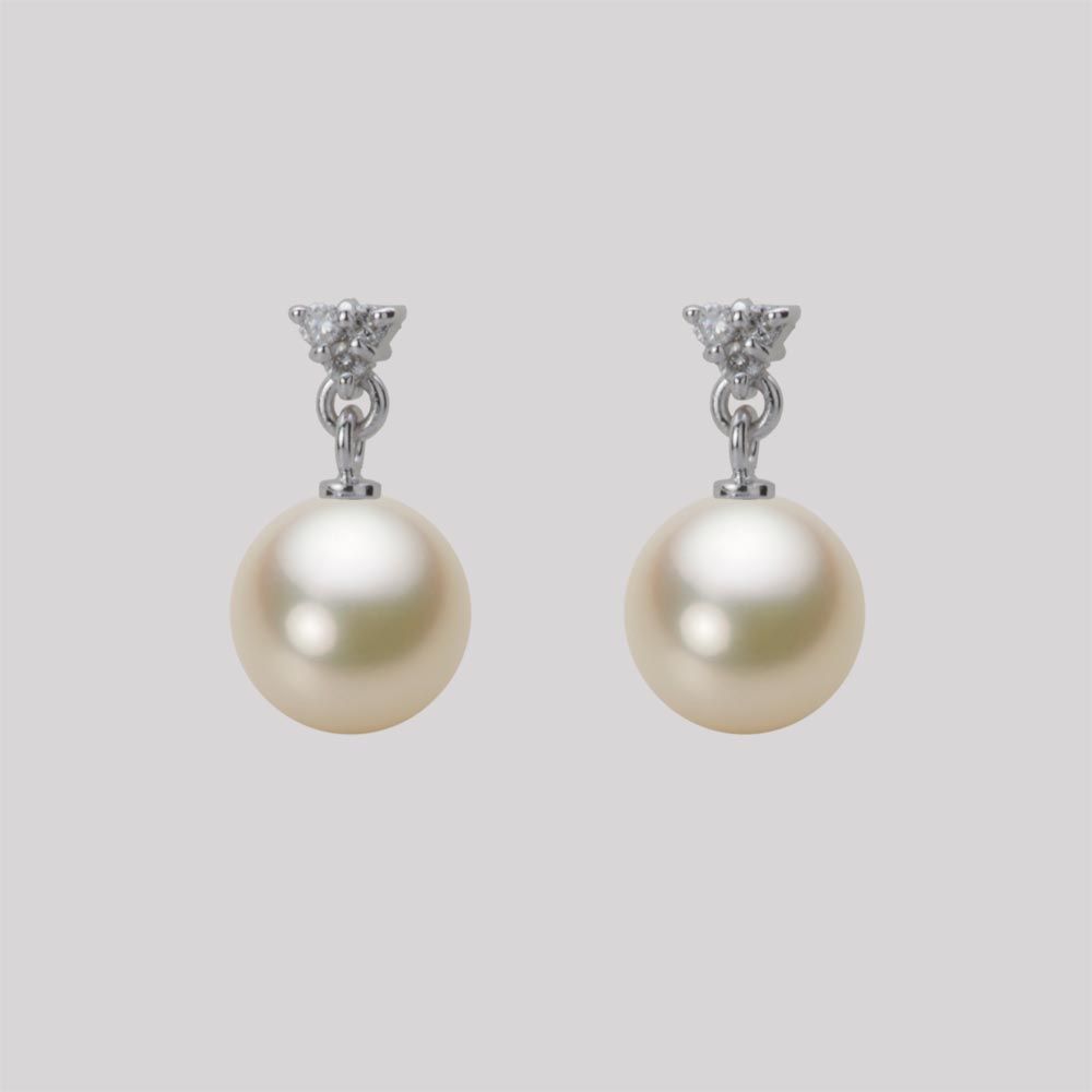 7.5mm アコヤ真珠ピアス