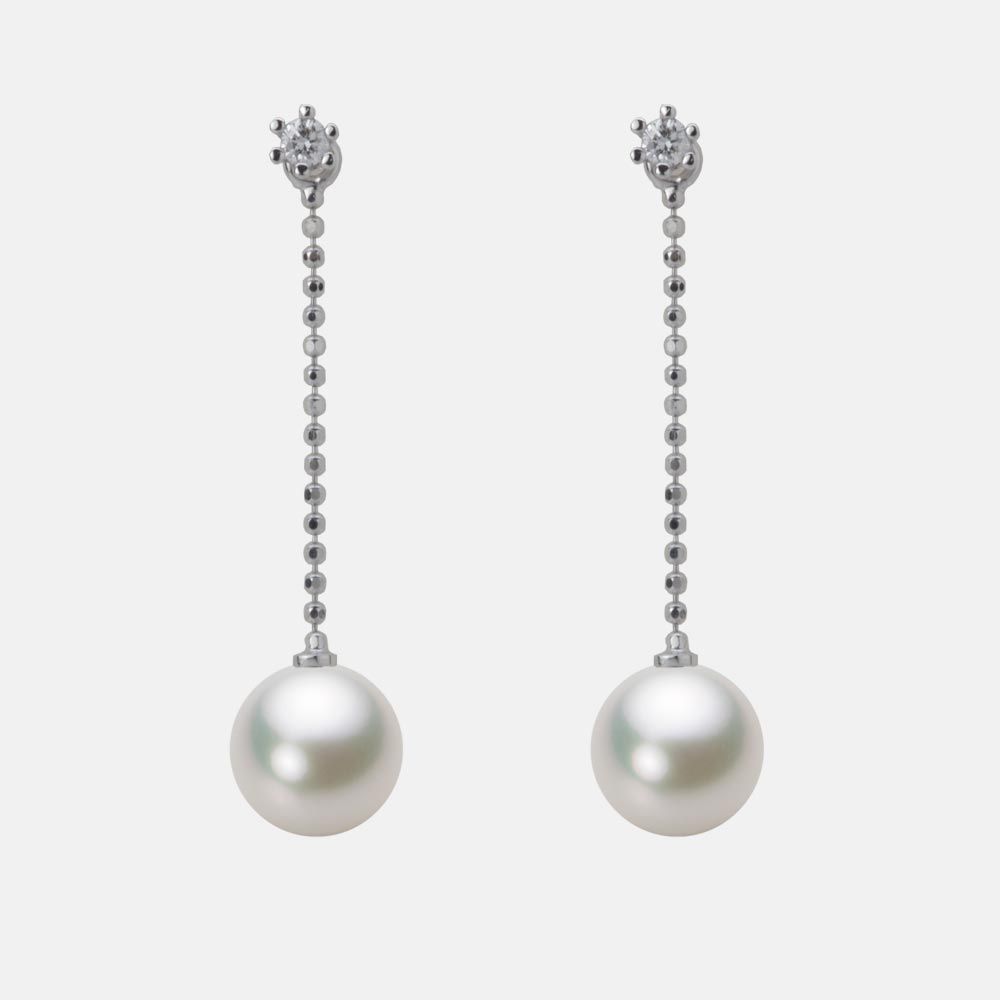 7.5mm アコヤ真珠ピアス