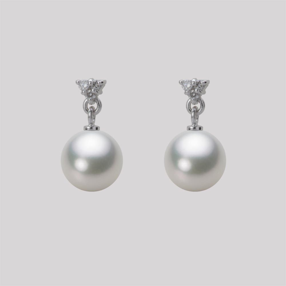 7.5mm アコヤ真珠ピアス
