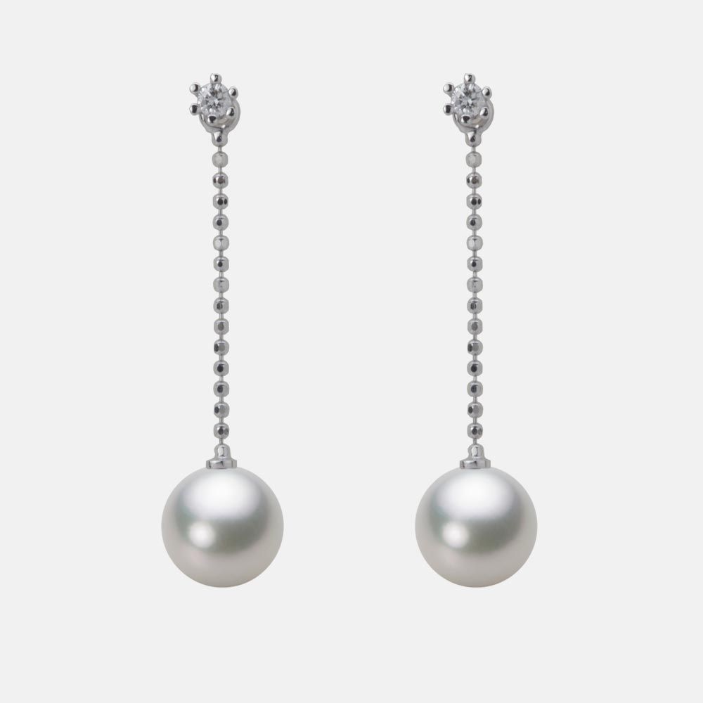 7.5mm アコヤ真珠ピアス