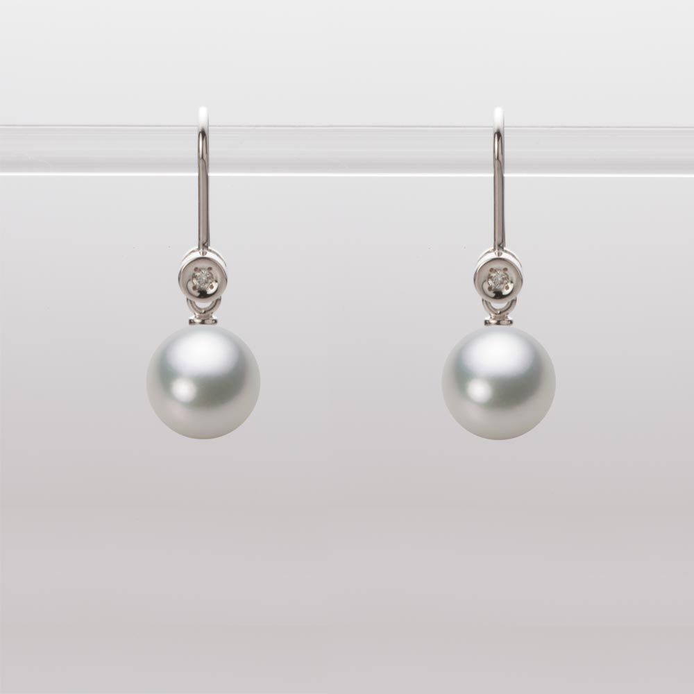 7.5mm アコヤ真珠ピアス