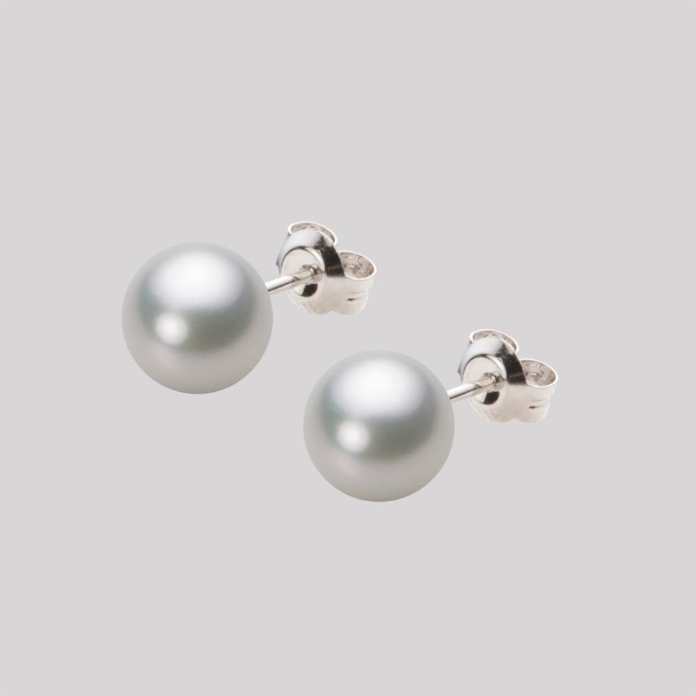 7.5mm アコヤ真珠ピアス