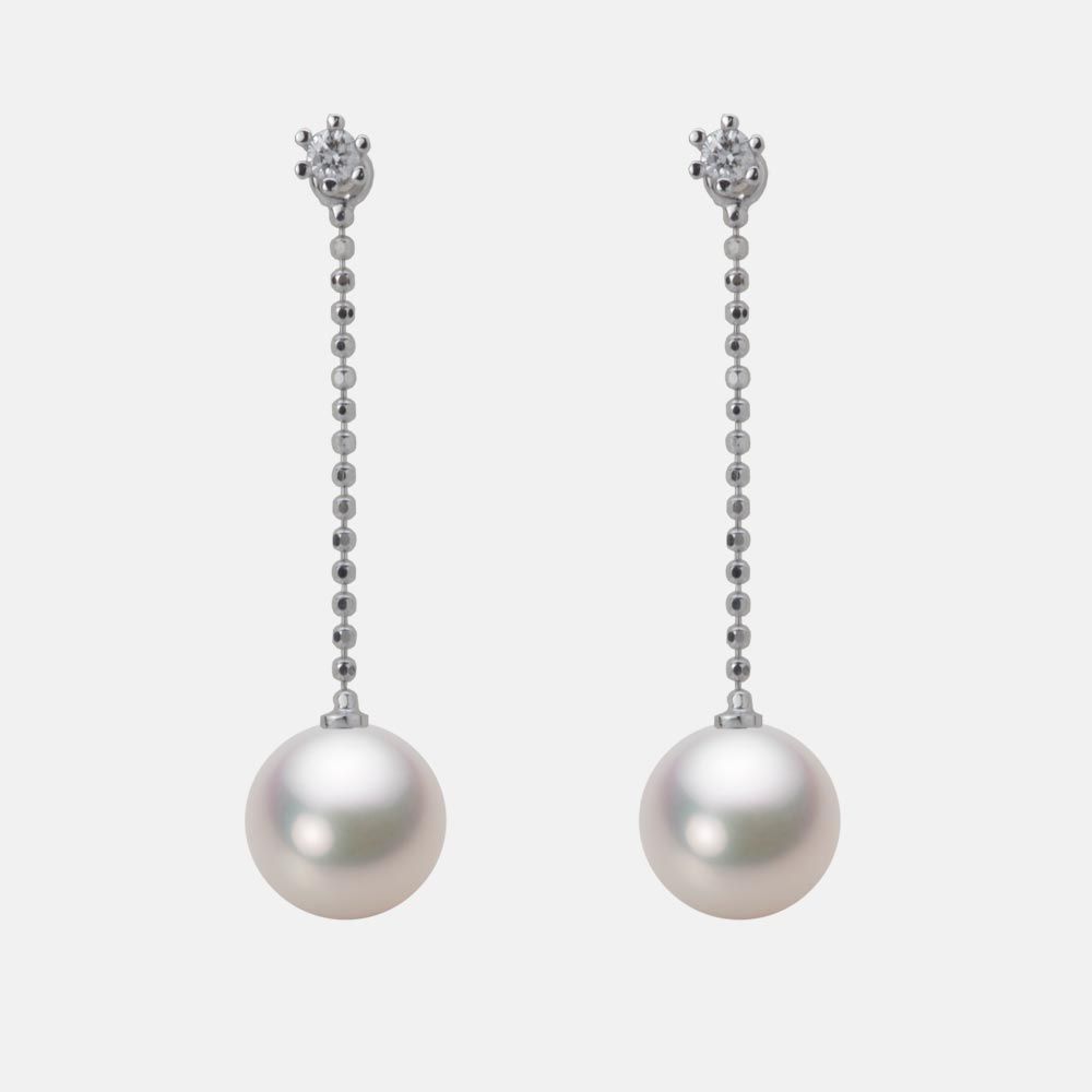 7.5mm アコヤ真珠ピアス