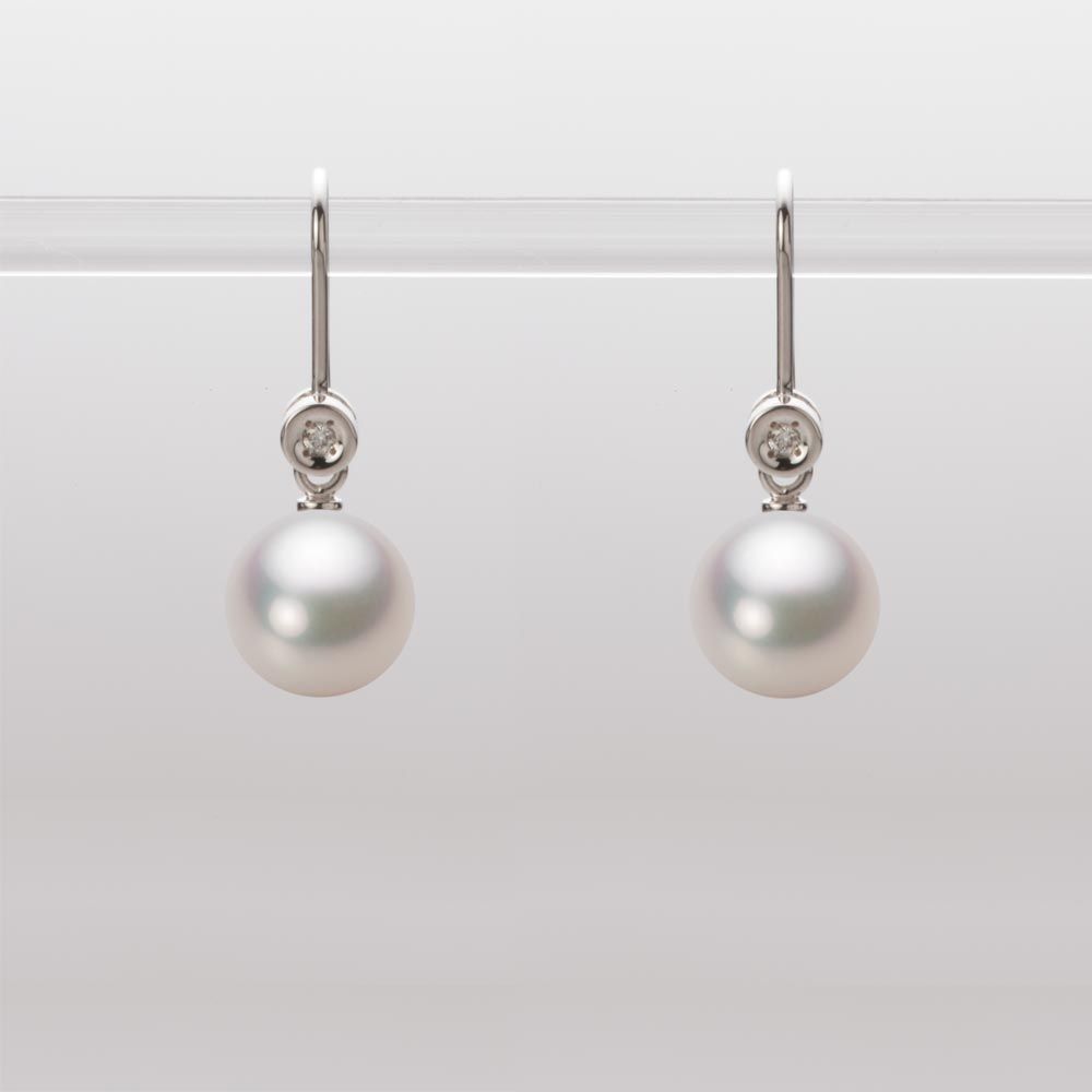 7.5mm アコヤ真珠ピアス