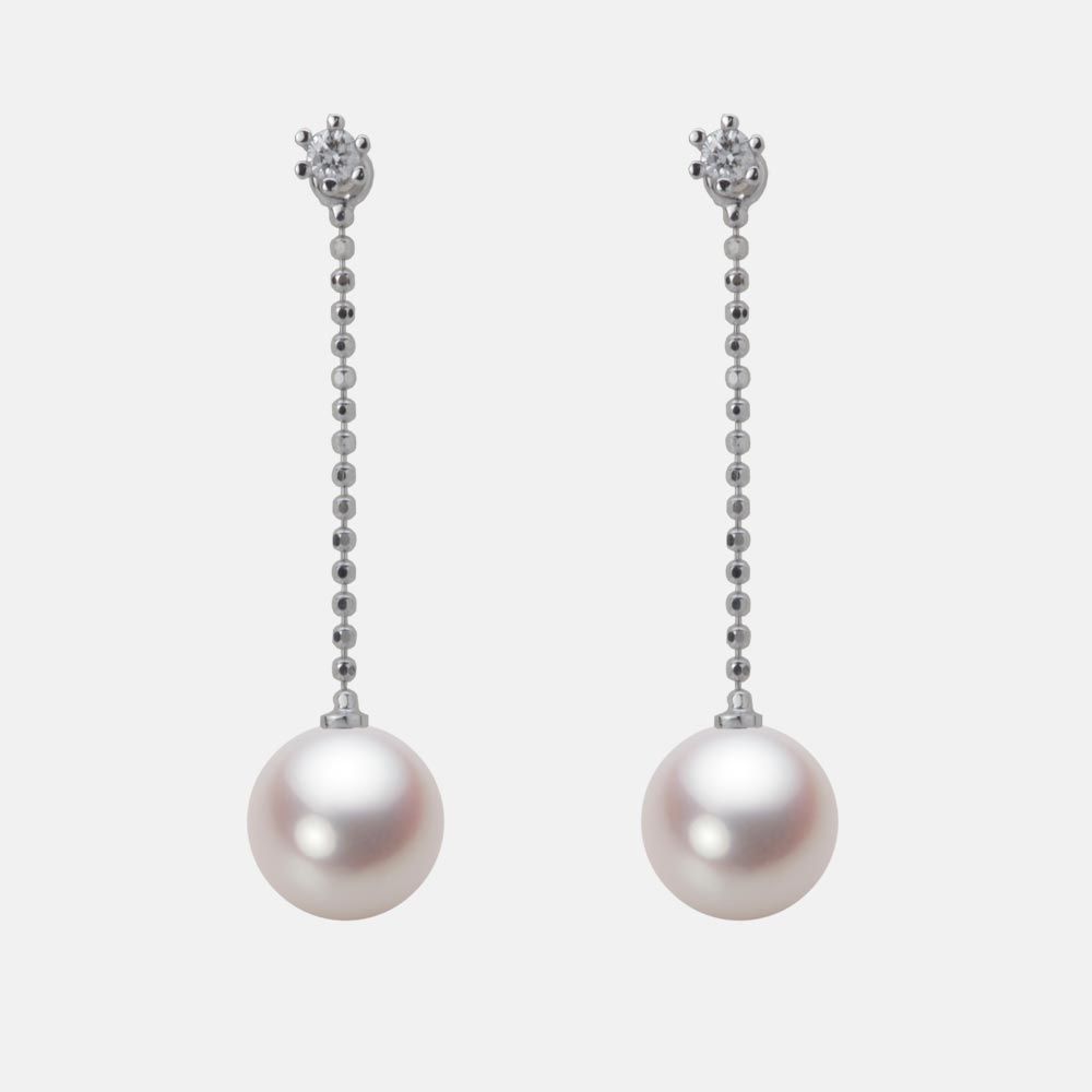 7.5mm アコヤ真珠ピアス